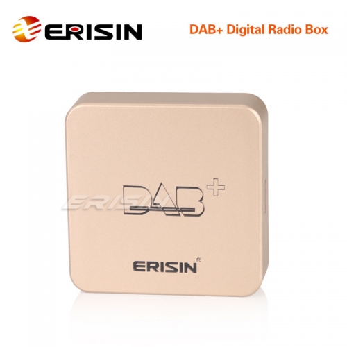 Erisin ES364 DAB+ Box amplified digital radio antenna for Android 6.0 to Android 11 Autoradios