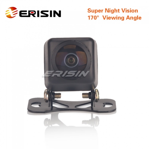 Erisin ES585 Universal HD Fisheye 170°Starlight Night Vision CCD Car Reverse Rear View Camera