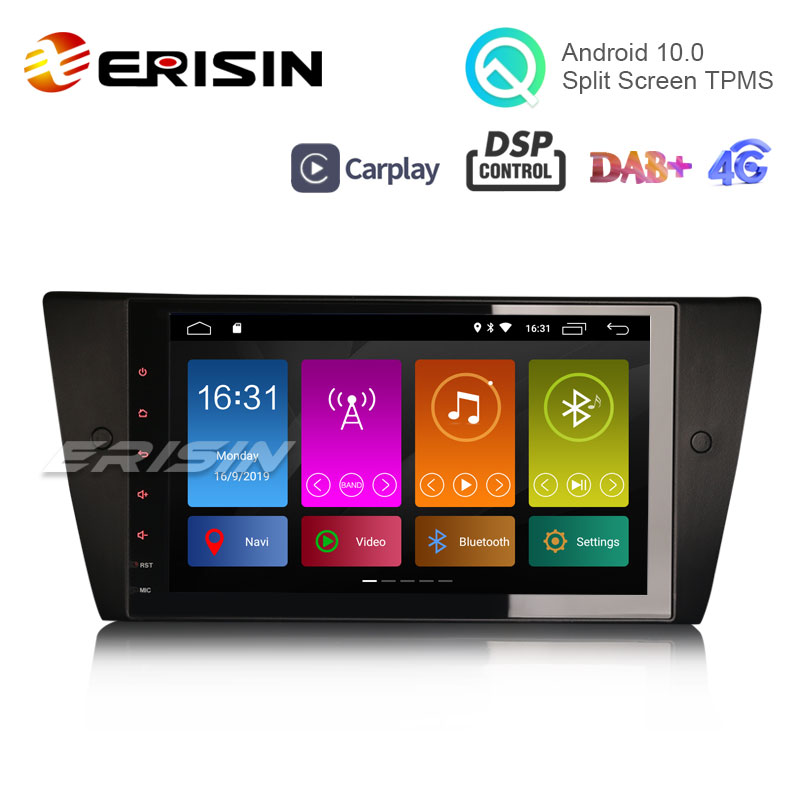 Erisin ES3190B 9 DSP Android 10.0 Autoradio DAB+ GPS WIFI OBD 4G for BMW 3  Series E90 E91 E92 E93,BMW
