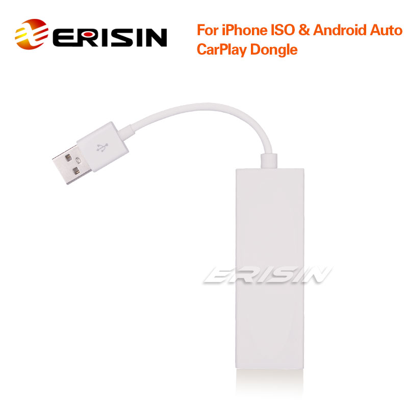 Erisin ES222 CarPlay Dongle USB Android Car SatNav Box Mirror BT For iPhone  IOS Android,3G / 4G-Modem/Carplay