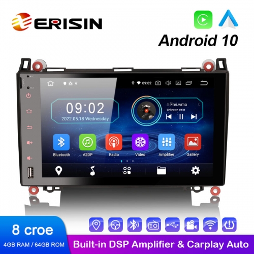 Erisin ES6992BN 9" DSP Wireless Apple CarPlay Android 10.0 Car GPS Radio WiFi BT TPMS for Mercedes Benz Sprinter Viano Vito B200